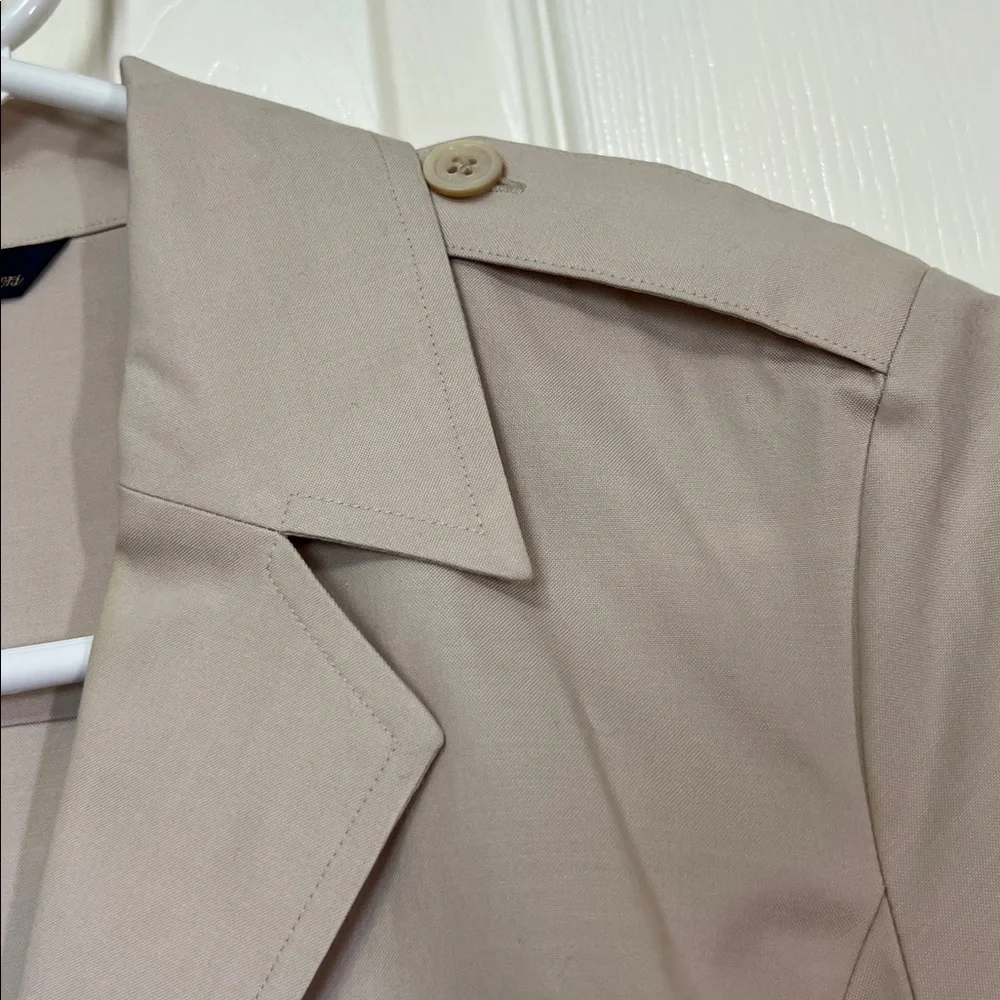 Brooks Brothers Cotton Belted Safari Shirt Dress Sz 8 - Picture 3 of 12